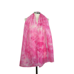Light Pink Silk Scarf – Rose | Heron Design Studio