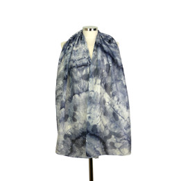 Grey Black Silk Scarf – Silver Fox | Heron Design Studio  Meta description